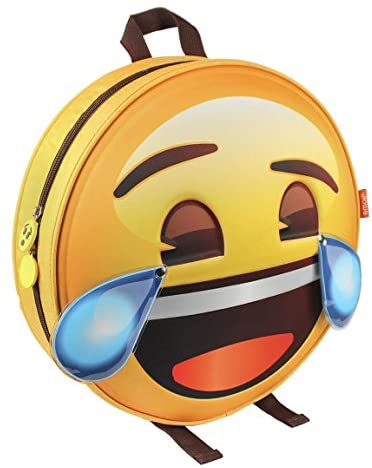 Cerda Emoji Crying Laughing Face Emoji Backpack 28cm RRP £12.99 CLEARANCE XL £7.99